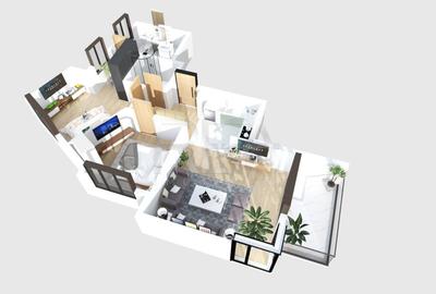 3 camere vedere superba Ultracentral - Mosilor - 3
