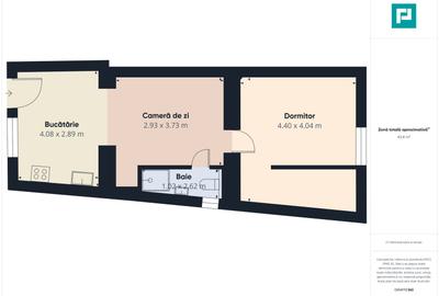 Apartament modern cu 2 camere la curte comună - 15