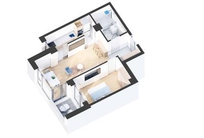 Apartament 2 camere/ Oferta limitata/ Bloc Finalizat/ Zona linistita - 9