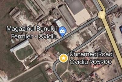 Ovidiu- teren intravilan cu constructii/ 4500mp /posibilitate parcelare - 6