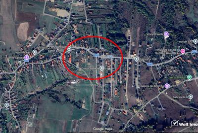 Salicea – teren intravilan 920 mp, front 28 m la doua strazi, utilitati - 3