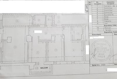 4 camere decomandat, mobilat , utilat ,terasa 24 mp,incalzire in pardosela - 13