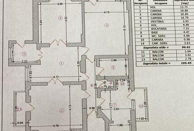 Apartament 3 camere- decomandat-zona Calea Calarasilor / Hala Traian - 13