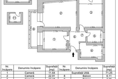Apartament de 3 camere cu vedere deosebita.Renovat 2026! - 8