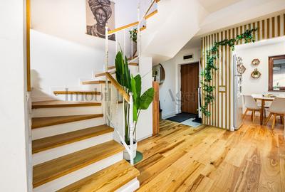 Duplex P+1+M cu grădină proprie, terasă și acces la piscină. - 1