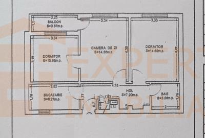 Apartament 3 camere de vânzare în Tomis Nord – Euromaterna - 9