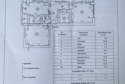Apartament 4 camere decomandat zona centrala direct proprietar - 2