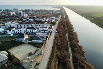 Mamaia Sat-IBO M2, apartament  3 camere, 2 bai, 98mp, vedere la canal si lac