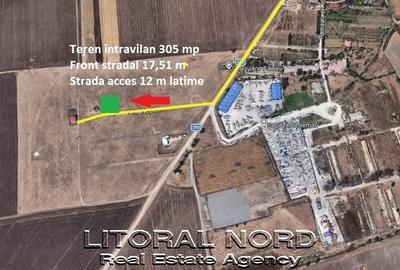 Exclusivitate-Techirghiol, teren intravilan, 305 mp, deschidere la strada de 17m - 4