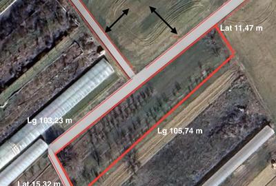 Teren intravilan de vanzare Copaceni Ilfov pentru dezvoltare rezidentiala - 1