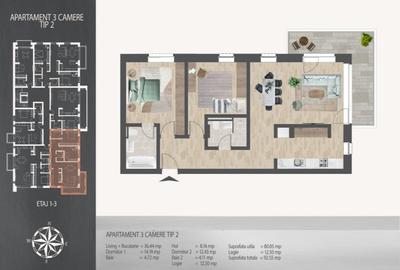 NOU! Apartament 3 Camere Metrou Nicolae Teclu, Bloc 2027, Dotari Excelente - 4