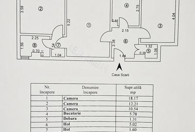 Apartament 3 camere | Etaj 1 | Micro 17 – Str. Oltului, Pret 65.000 - 1