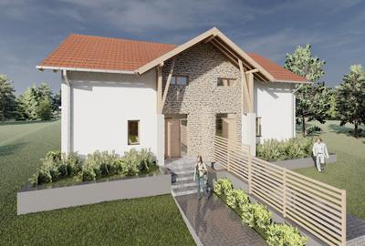 Duplex de vânzare, 120mp utili, 550mp teren pe unitate - 2