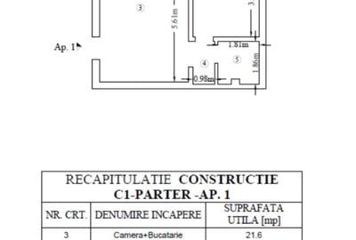 Ap 2 Camere - Bloc Nou – Păcurari – Ideal pentru Birou sau Locuință - 2