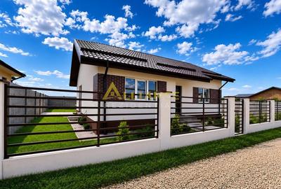 Casa individuala 3 camere - teren 375mp - 2