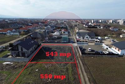 Teren Construcții intravilan de 550 mp, în Nord