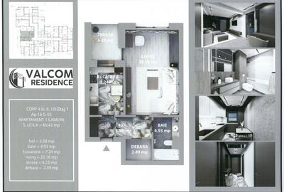 Valcom Residence Bartolomeu, Garsoniera, terasa 4.23, Comision 0% - 5
