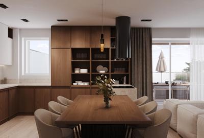 Penthouse cu 4 camere semidecomandat în Pantelimon