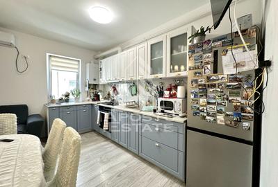 Apartament cu 3 camere de vanzare, mobilat, etajul 2, Giroc, Timis - 6