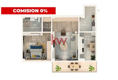 Apartament 2 camere 60 mp utili | Bloc nou | Parcare | 99.000€ | Valea Lupului - 2