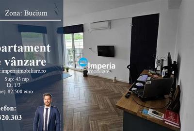 Apartament 1 cam, decomandat de vanzare in zona Bucium - Freya, bloc intabulat - 1