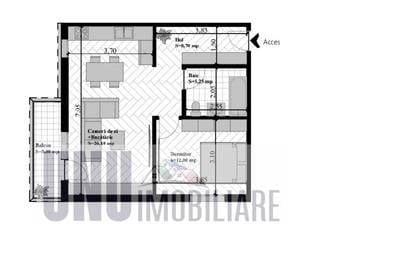 Apartament 2 camere decomandat,incalzire in pardoseala - 1