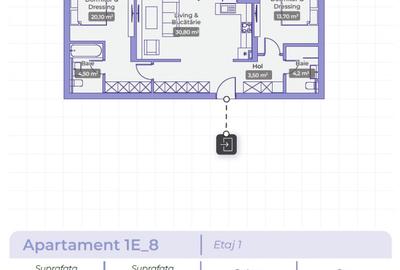Apartament premium 3 camere de vanzare | Cambridge School | Jolie Ville Galleria - 12