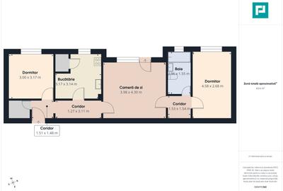 Confort urban, ap 3 camere, Micalaca parc Orizont - 5