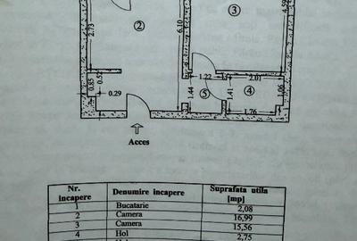 Apartament cu 2 camere decomandat în Artego