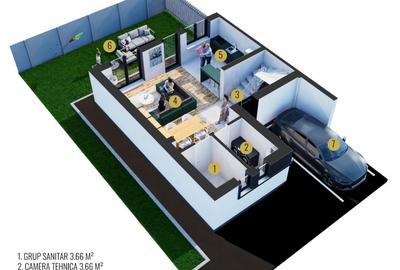 Casa 4 camere/ Curte/ Centrala/ Metrou 10 min - 3