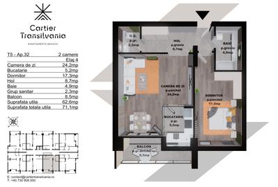 TRANSILVANIA RESIDENCE- CARTIER TRANSILVANIA, APARTAMENT 2 CAMERE - 14
