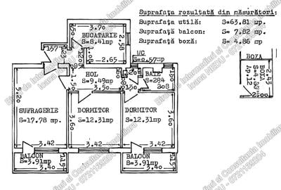 ➡️ Casa de CULTURA 3 Camere Decomandate 71m² Mobilat Utilat Centrala - 10