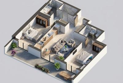 Apartament cu 3 camere decomandat în Colentina