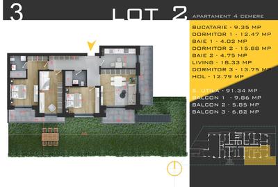Apartament cu 4 camere decomandat în Theodor Pallady