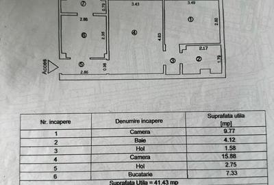 Apartament cu doua camere si balcon in cartierul Inel II - 7