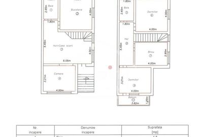 Duplex cu 4 camere în Cărpiniș
