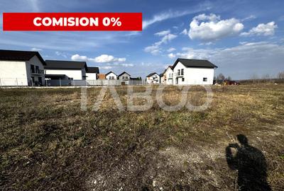 Teren intravilan pentru casa 517 mp PUZ si utilitati Sura Mica Sibiu - 1