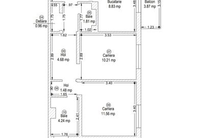 Apartament cu 3 camere decomandate in zona Calea Lipovei - 2