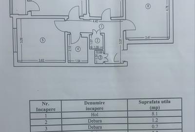 Apartament decomandat, 3 camere, 2 balcoane, gaz, an 1972, 120.000 euro - 3
