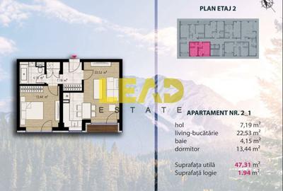 Repozitionare pret! Apartament 2 camere, nou · Noble Residence · Comision 0% - 5