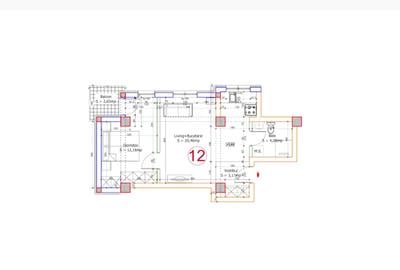 Apartament cu 2 camere în Ultracentral