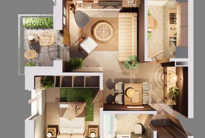 Apartamente noi 2 camere - Faza 3 Romanescu Park Residence