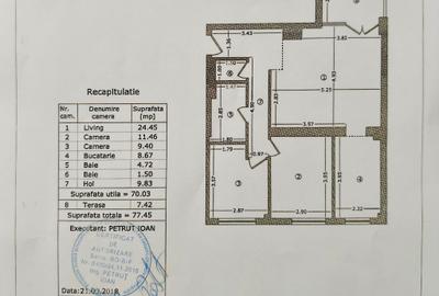 Apartament 3 camere premium | et 1 | Floreasca | Zona Pescariu | Bloc 2018 - 2