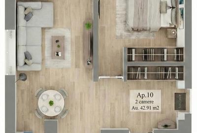 200m Metrou - Apartament 2 camere – Westside Residence Otopeni - 6