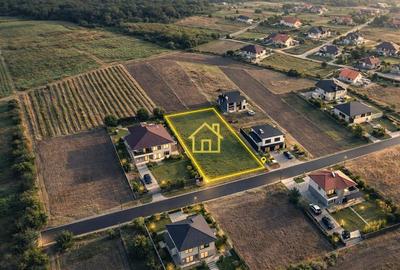 Teren Construcții intravilan de 570 mp, în Tomești
