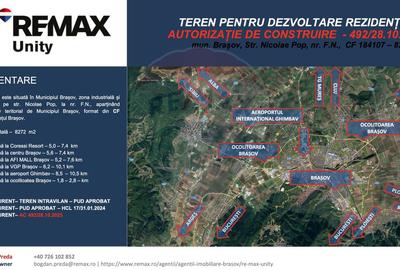 Teren dezvoltare rezidențială 8,272mp Brasov/AUTORIZATIE DE CONSTRUIRE - 4