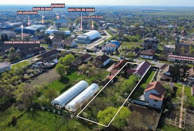 Comis. 0% - Centru - Sanandrei - Teren 1850 mp + Casa renovata complet - 2