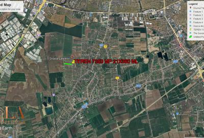 Teren intravilan 14700mp | 42X360 | Toate utilitatile | Zona Domnesti - 2