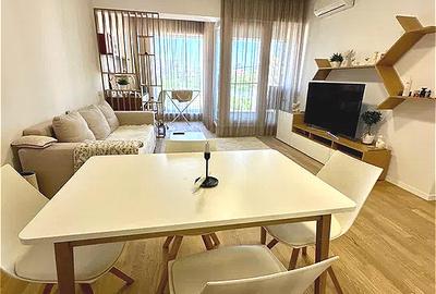 Apartament cu 2 camere semidecomandat, mobilat în Pipera