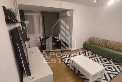 Apartament cu 2 camere semidecomandat, mobilat în Brâncoveanu